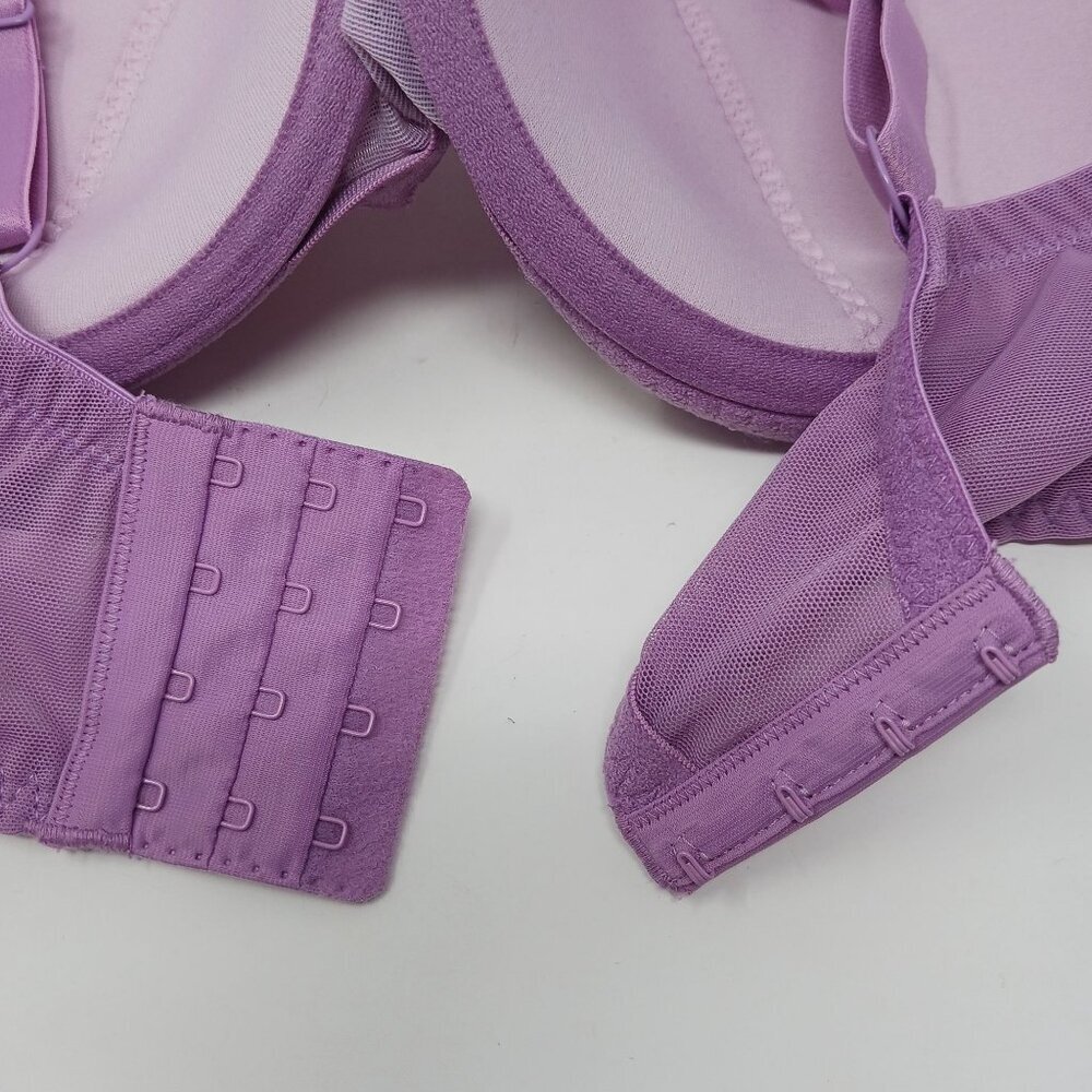 FINAL PRICE Adore Me Purple Lace Underwire Bra 44D - Picture 4 of 8